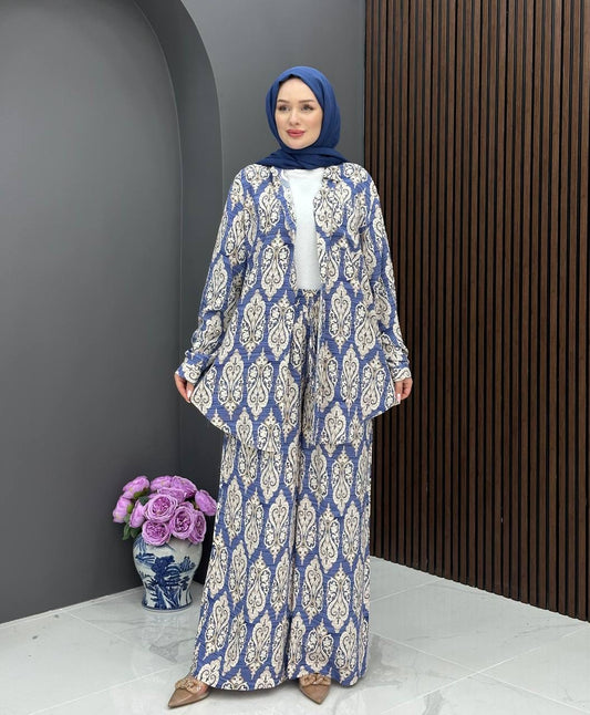 Damask Pant Set