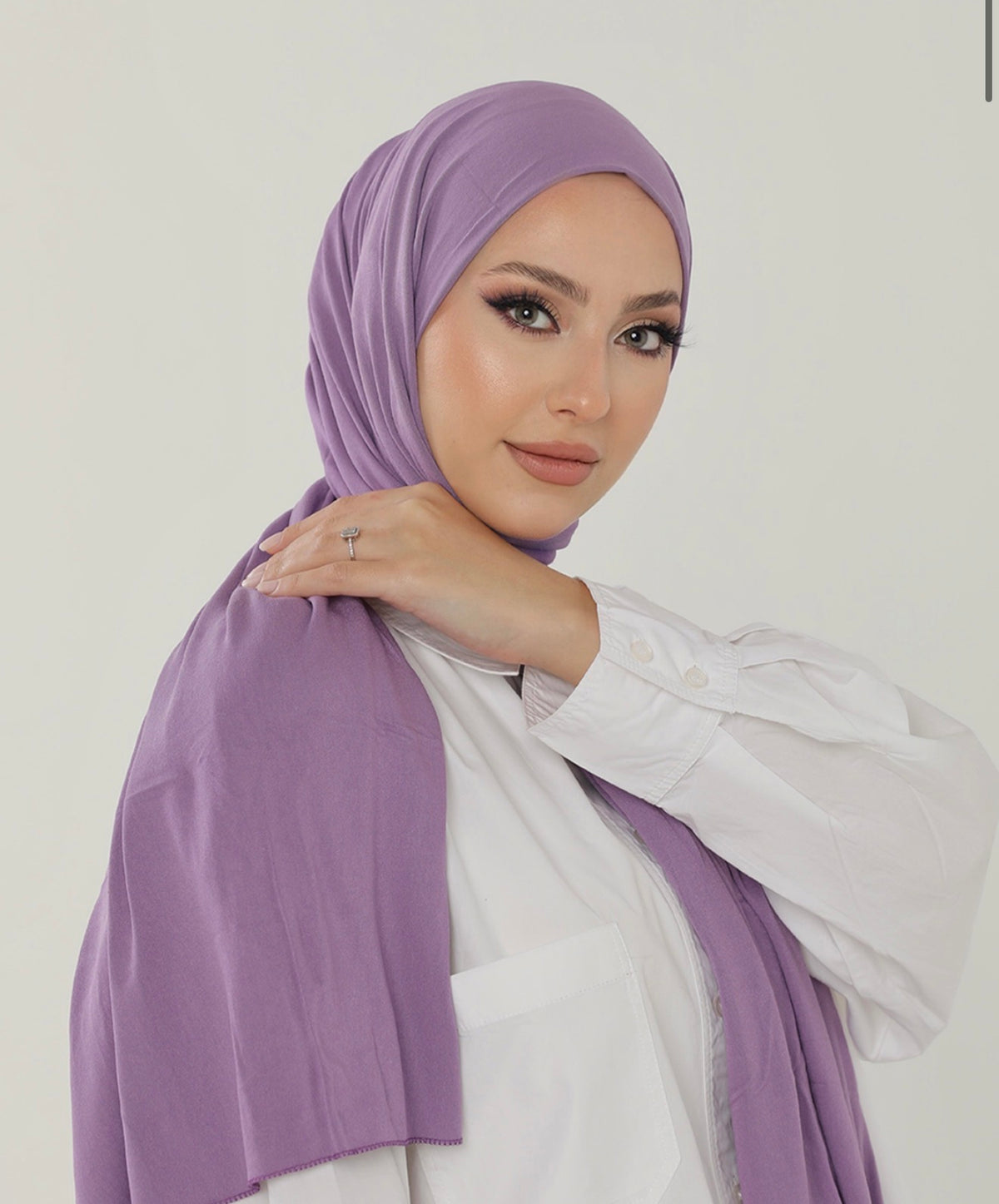 Jersey Hijab -  Lilac