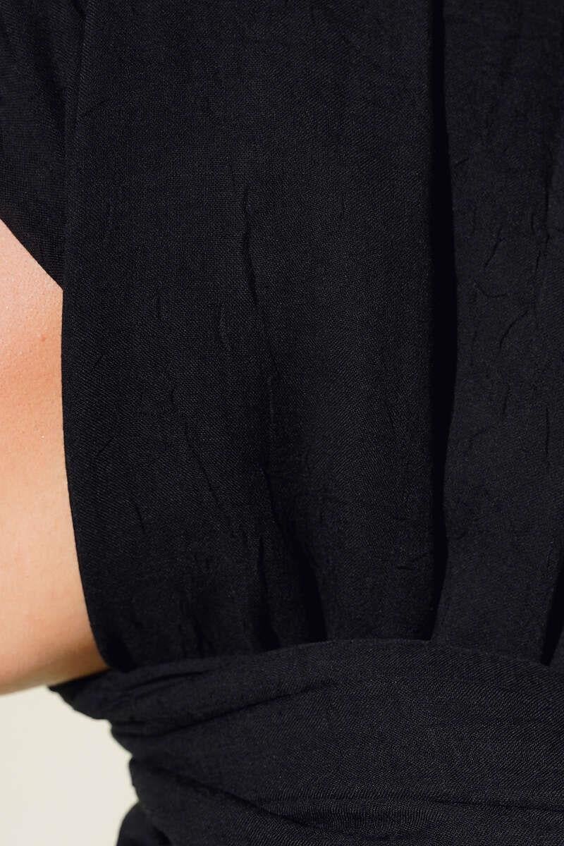 Bamboo Crush Hijab - Black