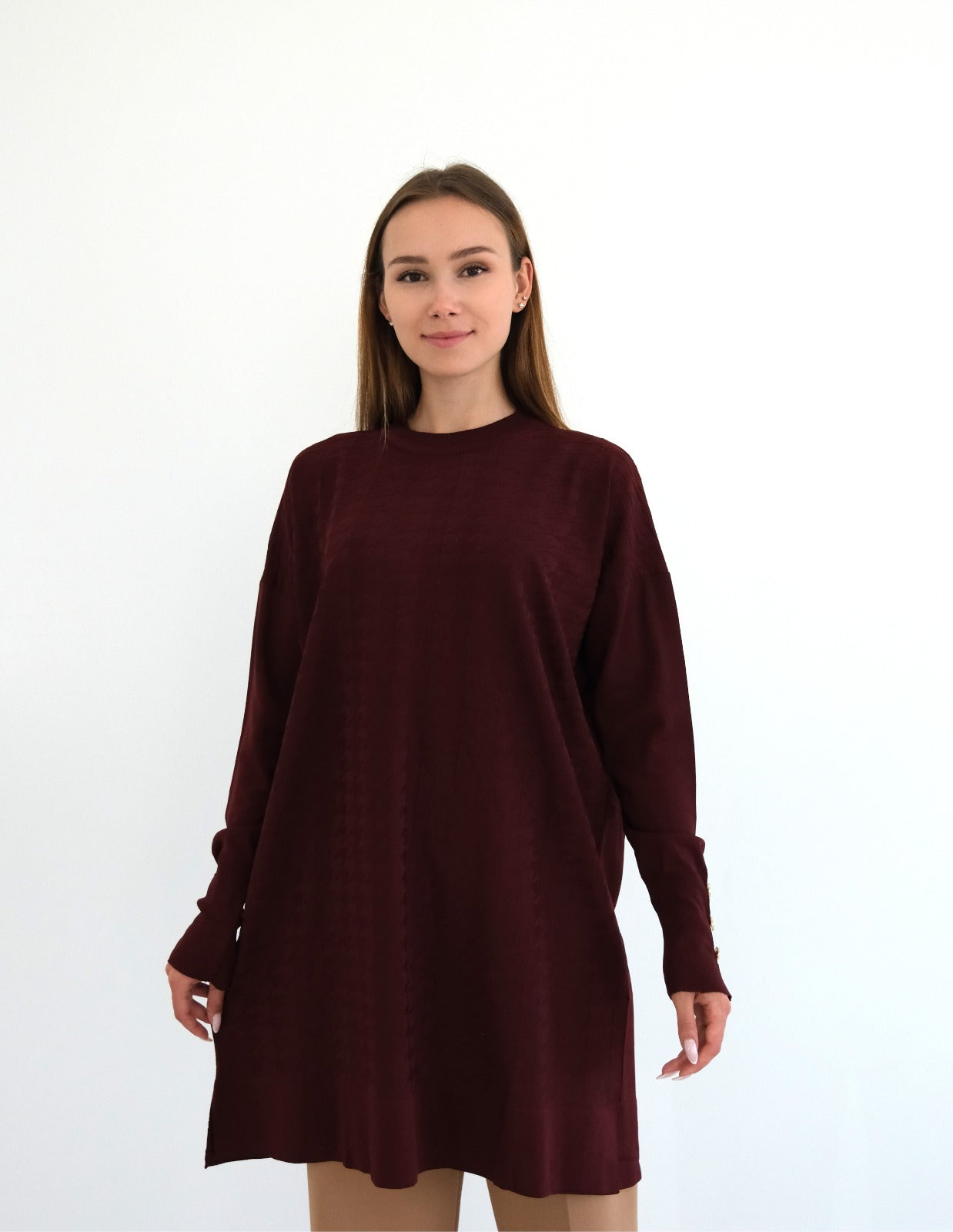 Cool-Touch Houndstooth Tunic