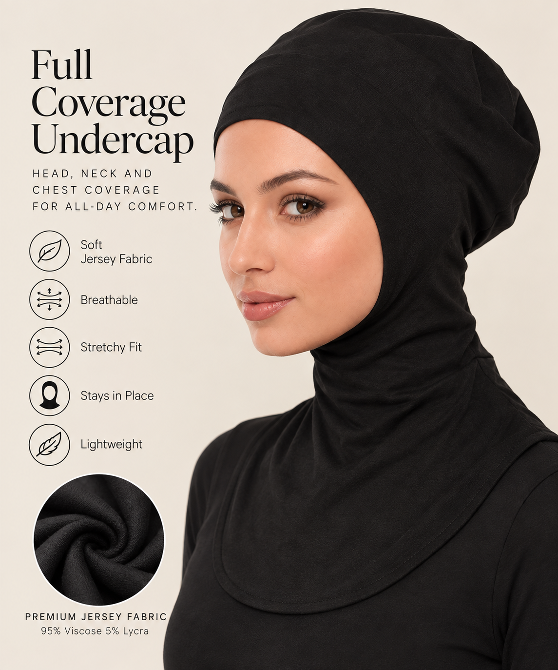 Full Coverage Undercap - Black