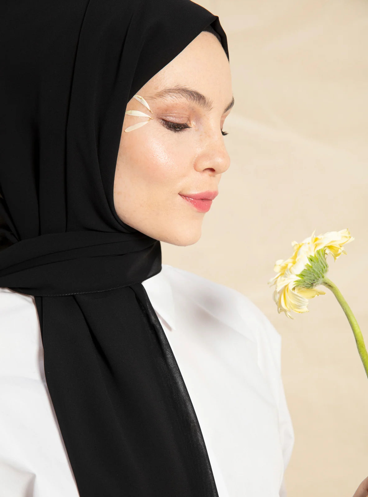 Chiffon Hijab - Black